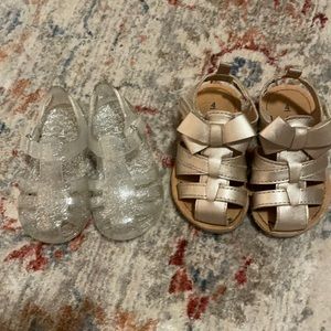 Two pair Carter’s toddler shoes